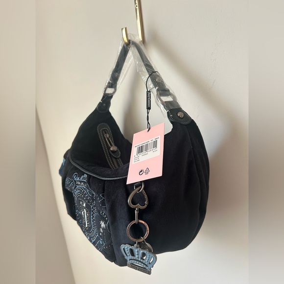 Viral Juicy Couture UK Black Hobo Bag - Picture 9 of 11